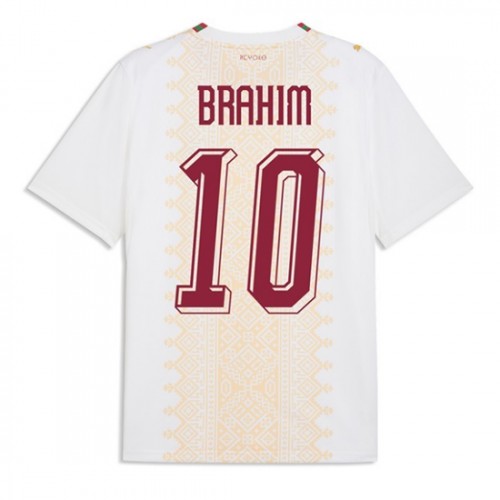 Marokko Brahim Diaz #10 Vieraspaita MM-kisat 2026 Lyhythihainen